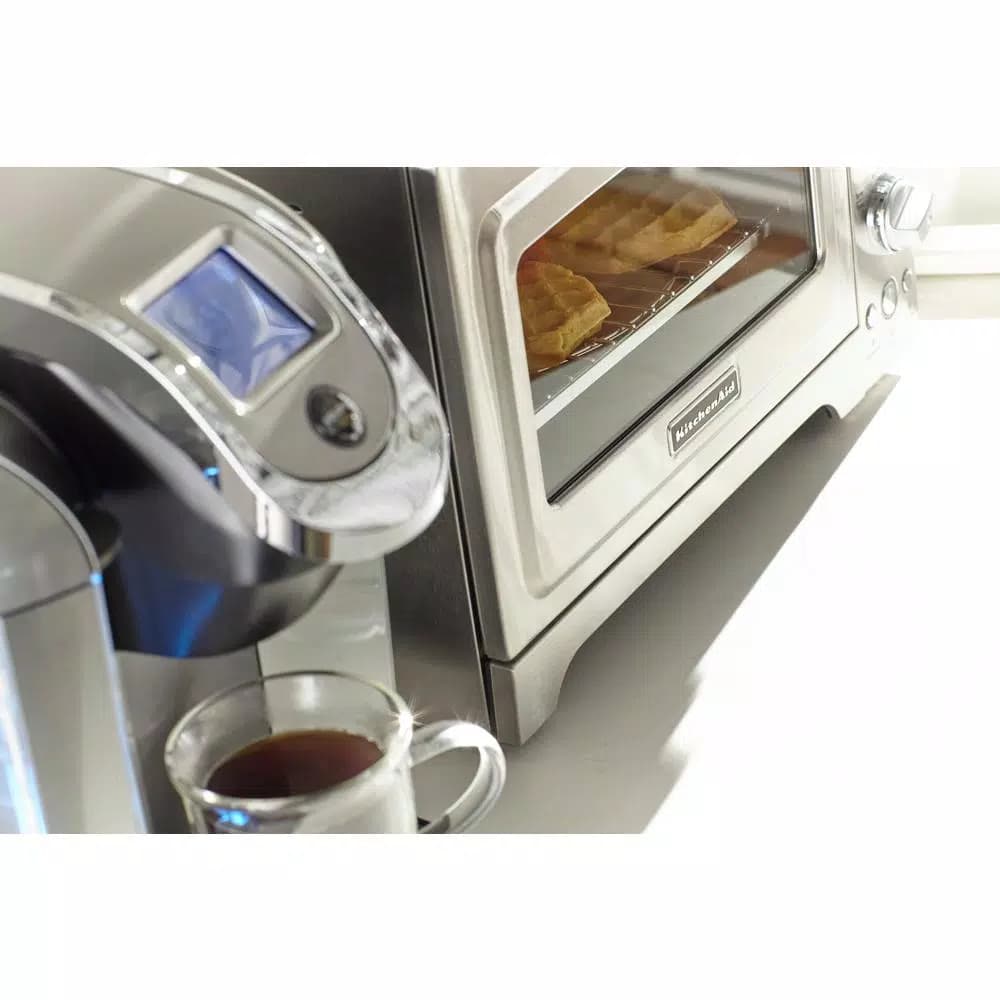 KitchenAid 12 in. Digital Countertop Convection Toaster Oven, 2000W, Stainless Steel