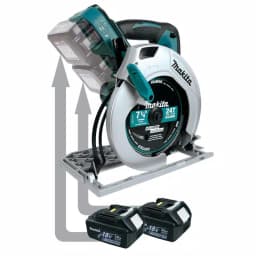 Makita 18V X2 LXT Lithium-Ion (36V) 7-1/4 in. Cordless Circular Saw, Tool Only thumbnail 12