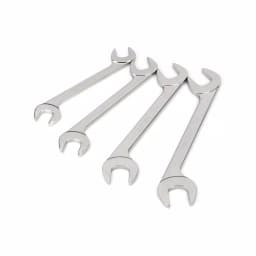 TEKTON 4-Piece Metric Angle Head Open End Wrench Set, 24 mm to 32 mm thumbnail 1