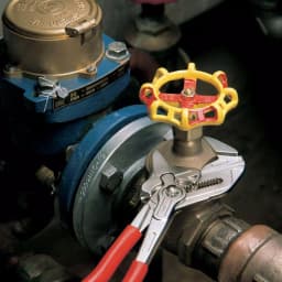 Knipex 6 in. Forged Steel Pliers Wrench with Nickel Plating thumbnail 3