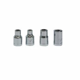 Best Value 27-Piece 1/4 in. and 3/8 in. Socket Set with Ergonomic Ratchet, SAE and Metric thumbnail 9