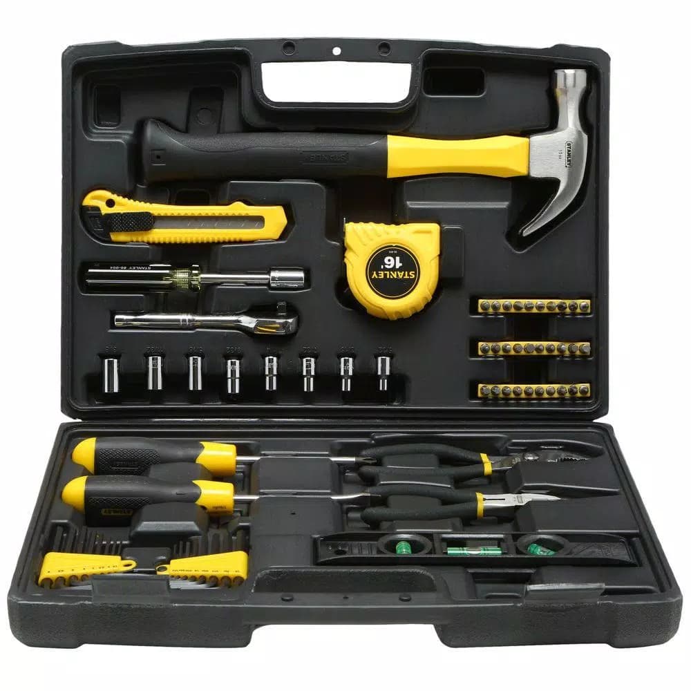 Stanley 65-Piece Home Tool Kit with Blow Molded Carry Case