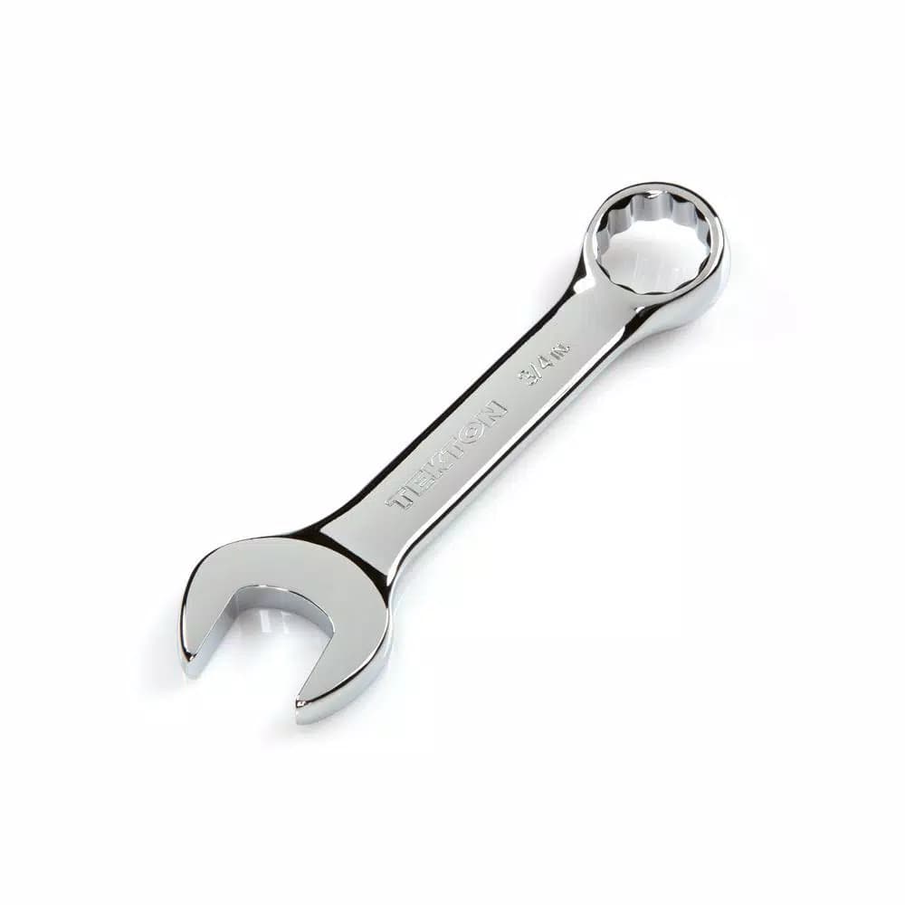 TEKTON 3/4 in. Stubby Combination Wrench, Chrome Vanadium Steel