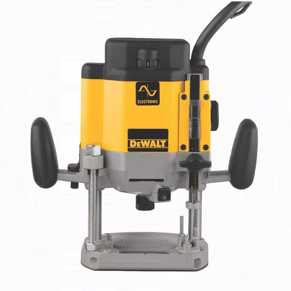 DeWalt 3 HP EVS Plunge Router, 15 Amp, Variable Speed, 1/4 in. and 1/2 in. Collet