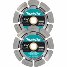 Makita 4-1/2 in. Segmented Rim Diamond Blade, 2-Pack thumbnail 1