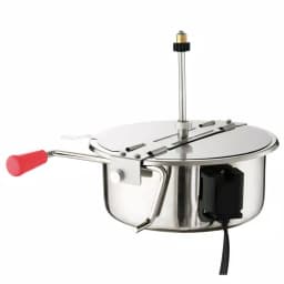 Great Northern Great Norther Foundation 6 oz. Black Countertop Popcorn Machine with Stainless Steel Kettle thumbnail 5