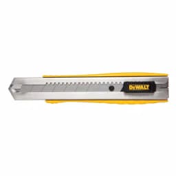 DEWALT 25 mm Metal Body Snap-Off Utility Knife with Ribbed Grip thumbnail 1