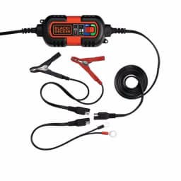 BLACK+DECKER BM3B 1.2 Amp Battery Charger and Maintainer for 6V and 12V AGM, GEL, and WET Batteries thumbnail 3