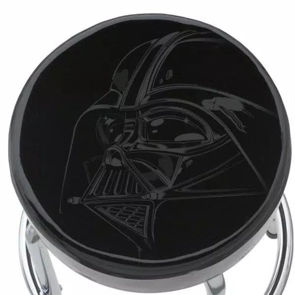 Plasticolor Star Wars Darth Vader Officially Licensed Garage Stool with Chrome Steel Construction
