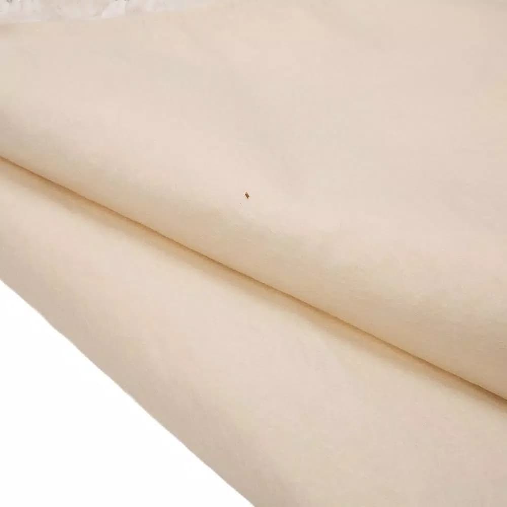 Unbranded 48 in. White Plush Tree Skirt and 2 Stockings Set with Snowflake Embroidery and Beaded Design