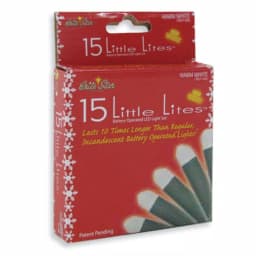 Brite Star Battery Operated 15-Light Warm White LED Micro Mini String Lights (Set of 2) thumbnail 2