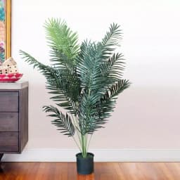 Nearly Natural 5 ft. Paradise Palm Silk Tree - Artificial Green Tropical Palm thumbnail 3