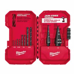 Milwaukee 10-Piece Black Oxide Step Drill Bit Set thumbnail 1