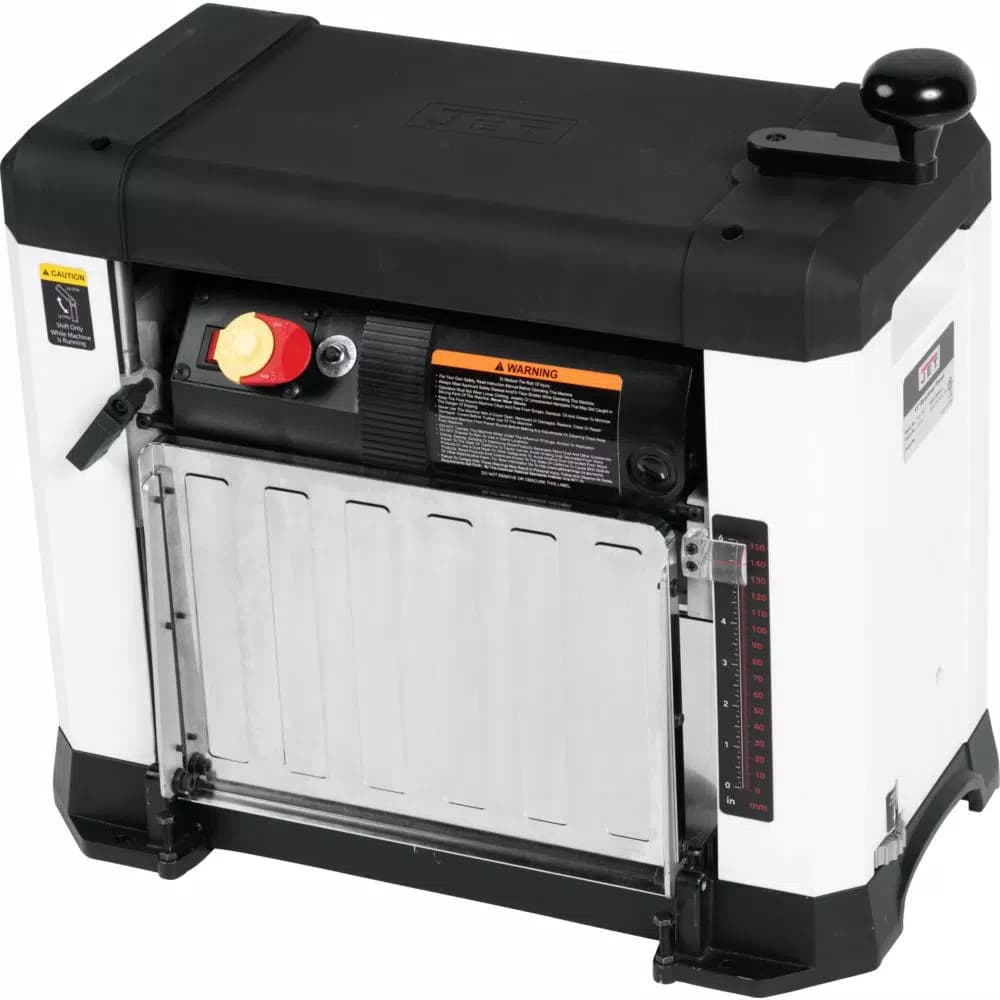 Jet JWP-13BT 13 in. Benchtop Corded Planer with Helical Style Cutter Head, 15 Amp, 2HP