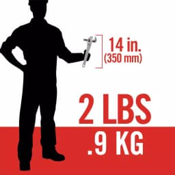 RIDGID 14 in. Model 14 Aluminum Offset Pipe Wrench thumbnail 5