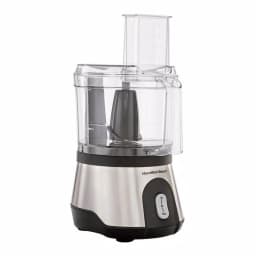 Hamilton Beach 10-Cup 2-Speed Stainless Steel Food Processor with Pulse Control, 500W thumbnail 1