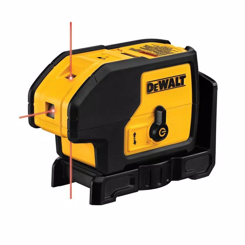 DEWALT DW083K 3-Beam Red Self-Leveling Laser Level, 100 ft. Range