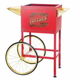 Great Northern Princeton 8 oz. Antique Red Popcorn Machine with Cart, Commercial Quality Oil Popper thumbnail 8