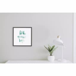 Petal Lane Home Watercolor Let The Adventure Begin Magnetic Memo Board, Ebony Frame thumbnail 2