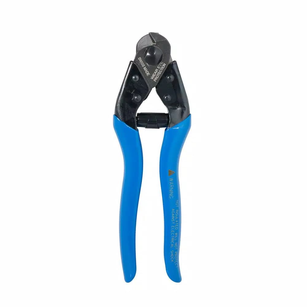 Klein Tools 7.5 in. Heavy Duty Cable Shears, Tempered Steel Blades for ACSR and Hardened Wire