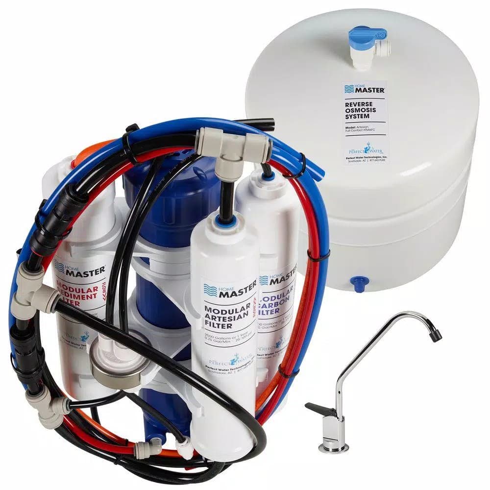 Perfect Water Technologies Home Master Artesian Full Contact Undersink Reverse Osmosis Water Filtration System