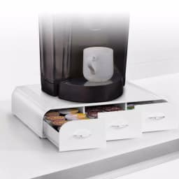 Mind Reader Anchor 36-Capacity White K-Cup Storage Drawer with Heat-Resistant Top thumbnail 3