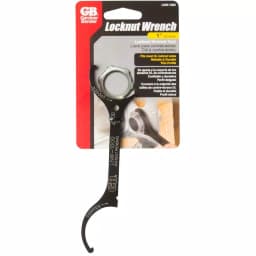Gardner Bender 1 in. Steel Locknut Wrench, Single Open End Hand Tool thumbnail 2