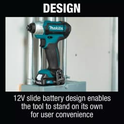 Makita 12V MAX CXT Cordless 3/8 in. Drill and Impact Driver Combo Kit with (2) 1.5Ah Batteries, Charger, and Bag thumbnail 9