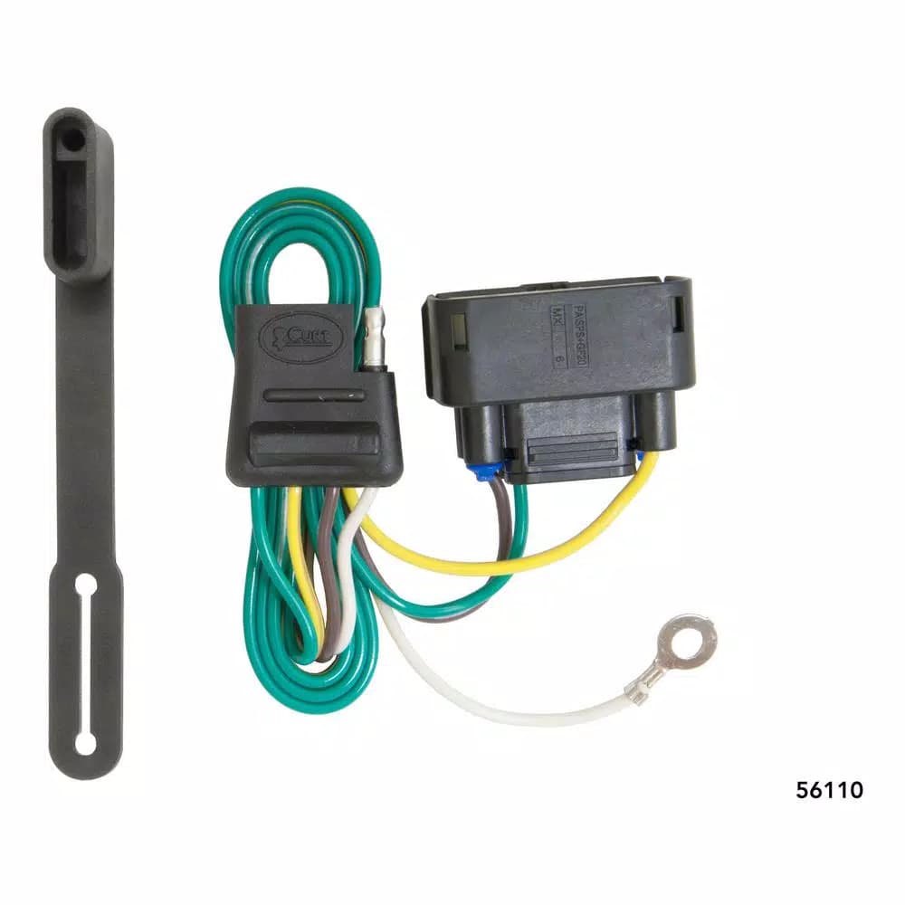 CURT Custom 4-Way Flat Trailer Wiring Harness for Select Ford F-150