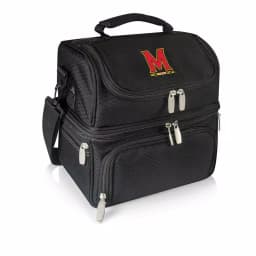 ONIVA Pranzo Maryland Terrapins Black Insulated Lunch Bag with Utensil Set thumbnail 1
