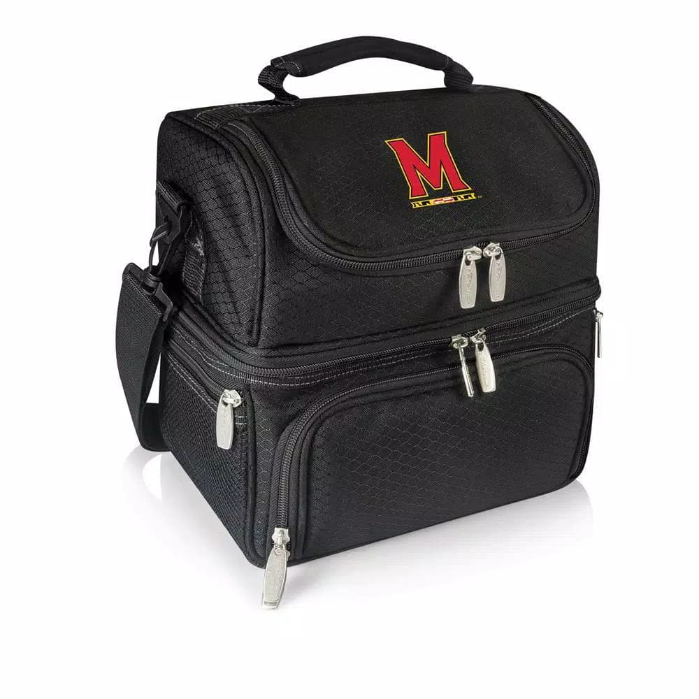 ONIVA Pranzo Maryland Terrapins Black Insulated Lunch Bag with Utensil Set