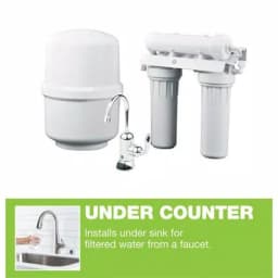 GE Under Sink Reverse Osmosis Water Filtration System with Chrome Faucet thumbnail 8