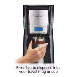 Hamilton Beach BrewStation 12-Cup Drip Coffee Maker with Internal Tank, Black/Stainless Look thumbnail 4