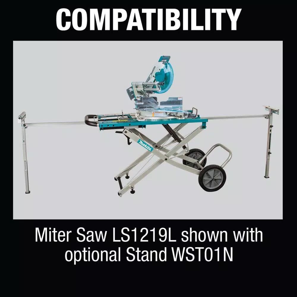 Makita 12 in. 15 Amp Dual-Bevel Sliding Compound Miter Saw with Laser (LS1219L)