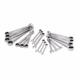 Husky 20-Piece SAE/Metric Combination Ratcheting Wrench Set thumbnail 1