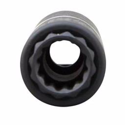 Klein Tools 1/2 in. Drive 2-in-1 Deep Impact Socket, 12-Point, 3/4 in. and 9/16 in. Dual Hex Sizes thumbnail 4