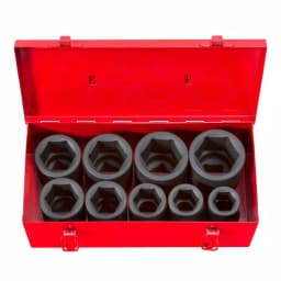 TEKTON 1 in. Drive 6-Point Deep Impact Socket Set, 9-Piece thumbnail 1