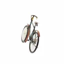 LITTON LANE 10 x 16 in. Vintage Rustic Iron Bicycle Frame Analog Clock thumbnail 2