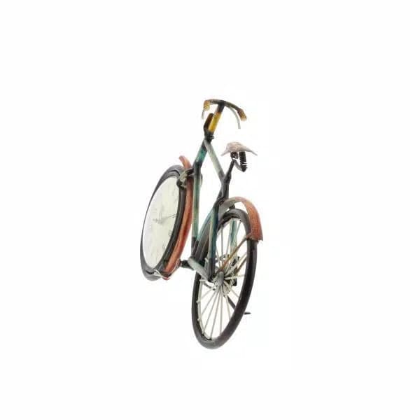 LITTON LANE 10 x 16 in. Vintage Rustic Iron Bicycle Frame Analog Clock