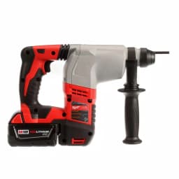 Milwaukee M18 18V SDS-Plus Cordless Rotary Hammer Kit with (2) 3.0Ah Batteries, Charger, and Hard Case thumbnail 3