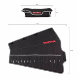 TEKTON 15-Tool Combination Wrench Roll-Up Pouch, 1/4 in. to 1 in. thumbnail 4