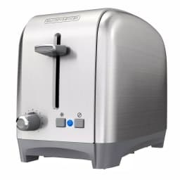 BLACK+DECKER 2-Slice Wide Slot Toaster, Black and Stainless Steel thumbnail 3
