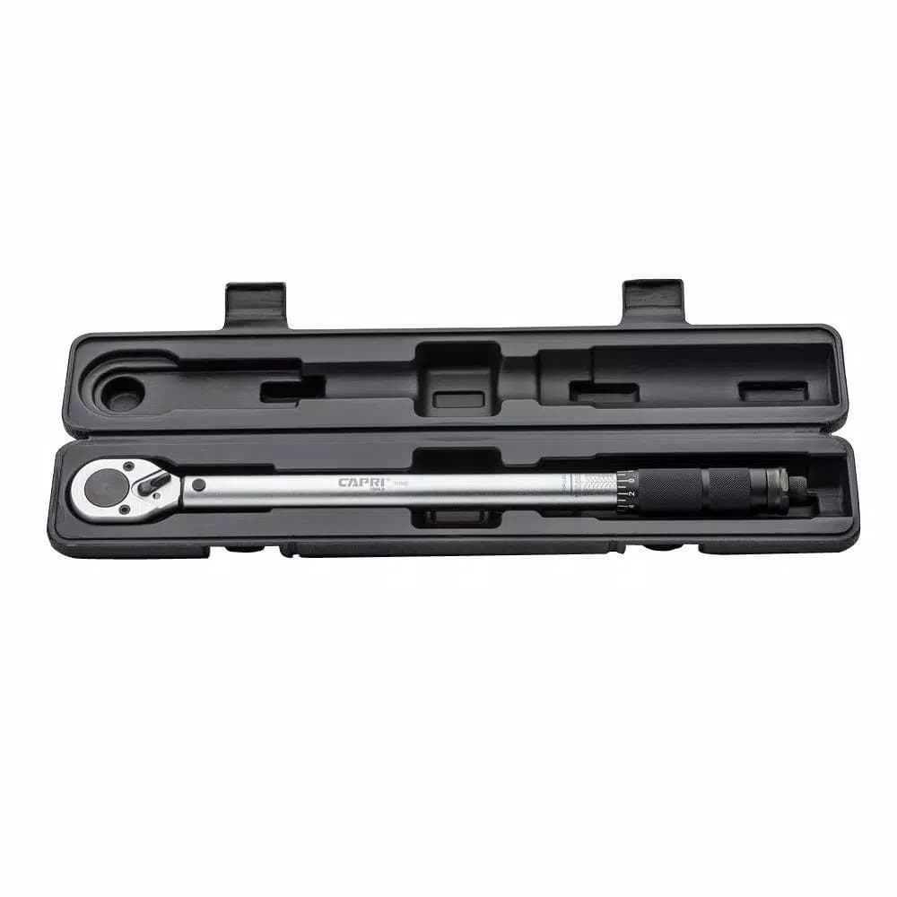 Capri Tools 1/2 in. Drive Torque Wrench, 30-150 ft. lbs., Pulse-Stop Technology