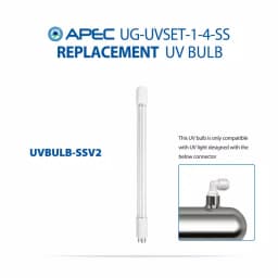 APEC Water Systems APEC Stainless Steel UV Ultra Violet Sterilizer Water Filter Cartridge Kit thumbnail 4