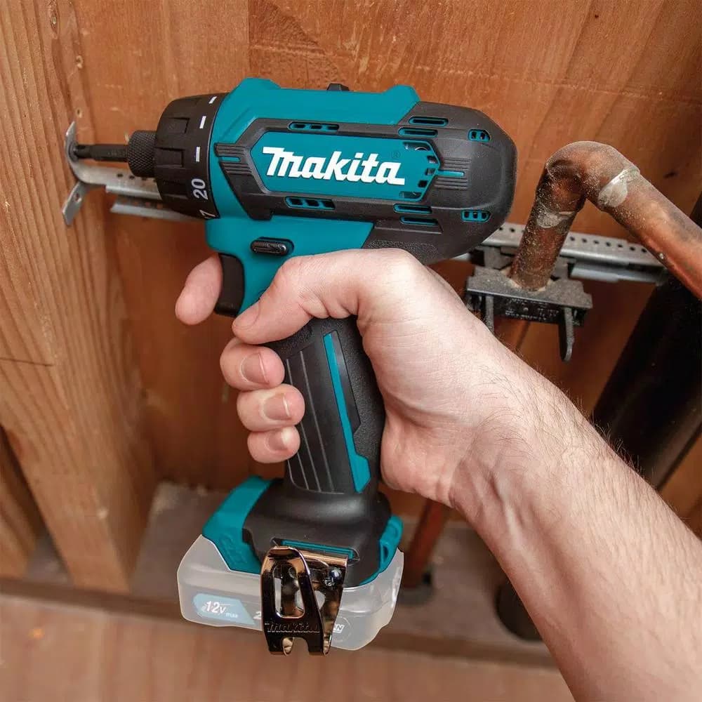 Makita 12V max CXT Lithium-Ion 1/4 in. Hex Cordless Screwdriver (Tool Only)
