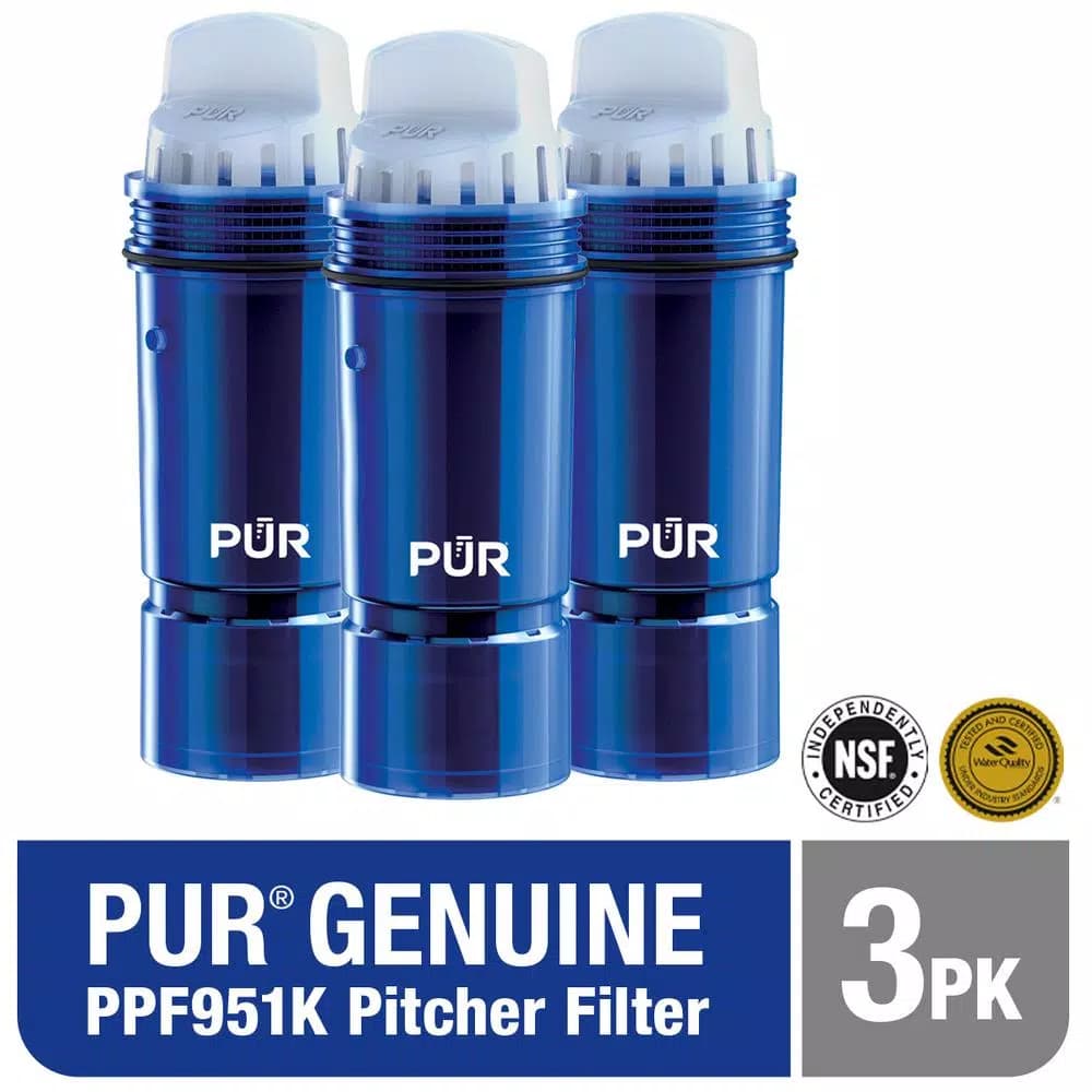 PUR Maxion Replacement Water Pitcher Filters, Lead Reducing, 3-Pack