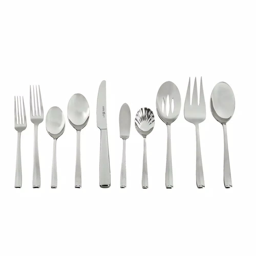 J.A. HENCKELS INTERNATIONAL Henckels International Lani 65-Piece 18/10 Stainless Steel Flatware Set, Service for 12