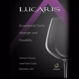 Lucaris Desire Elegant Red Wine Glasses, 20 oz, 8-Piece Set thumbnail 3