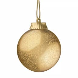 Xodus Innovations 5 in. Gold LED Outdoor Hanging Globe Ornament - Battery Operated Specialty Lights thumbnail 1