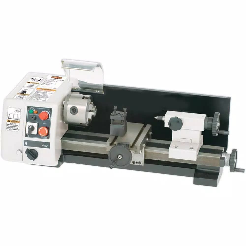 Shop Fox M1015 6 in. x 10 in. Mini Metal Lathe, 1/5 HP, 110-Volt Variable Speed